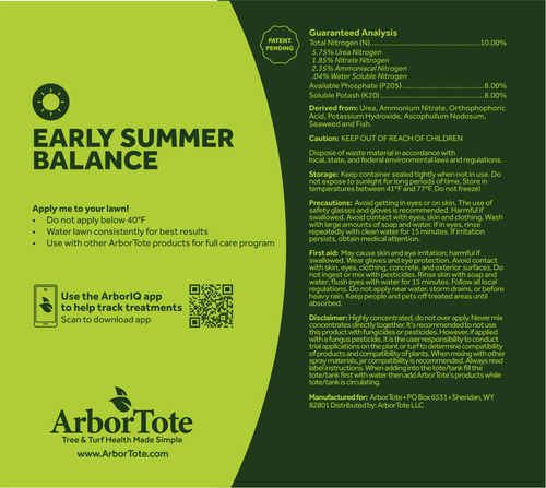 Early Summer Balance Refill - Liquid Lawn Fertilizer
