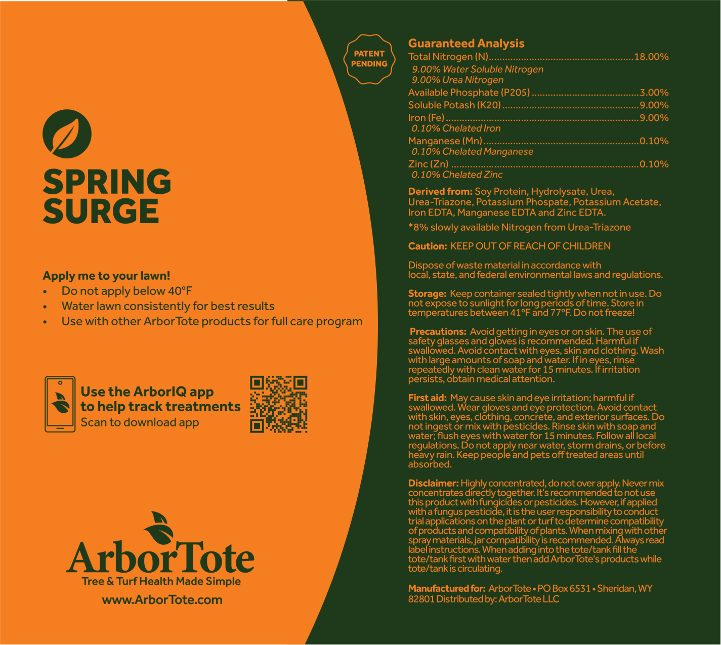 Spring Surge Refill - Liquid Lawn Fertilizer
