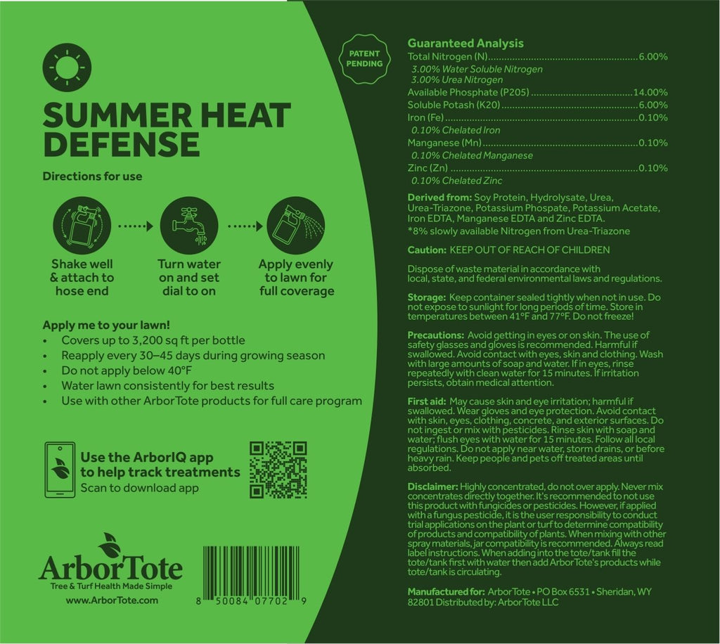 Summer Heat Defense - Liquid Lawn Fertilizer