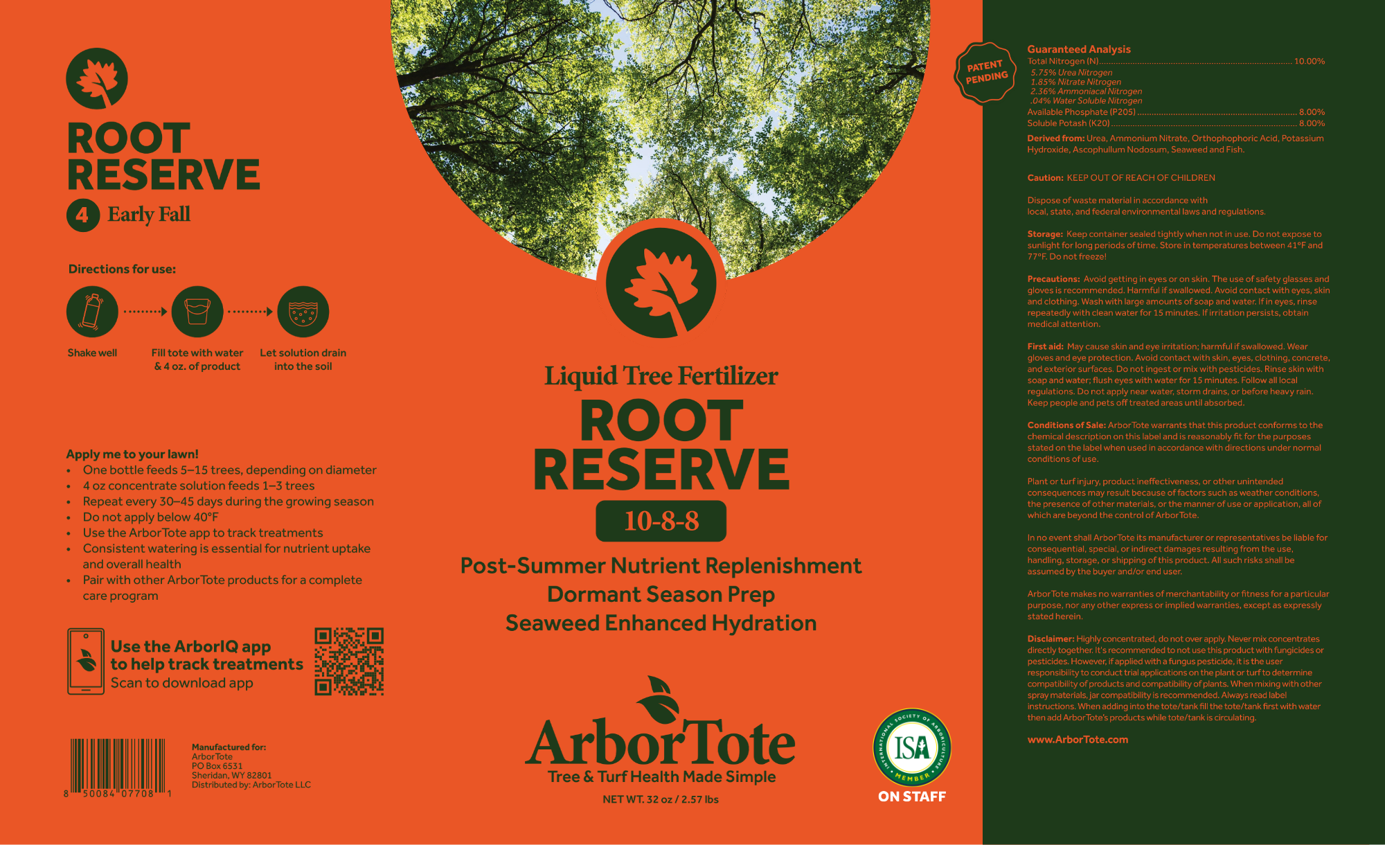 Root Reserve - Liquid Tree Fertilizer