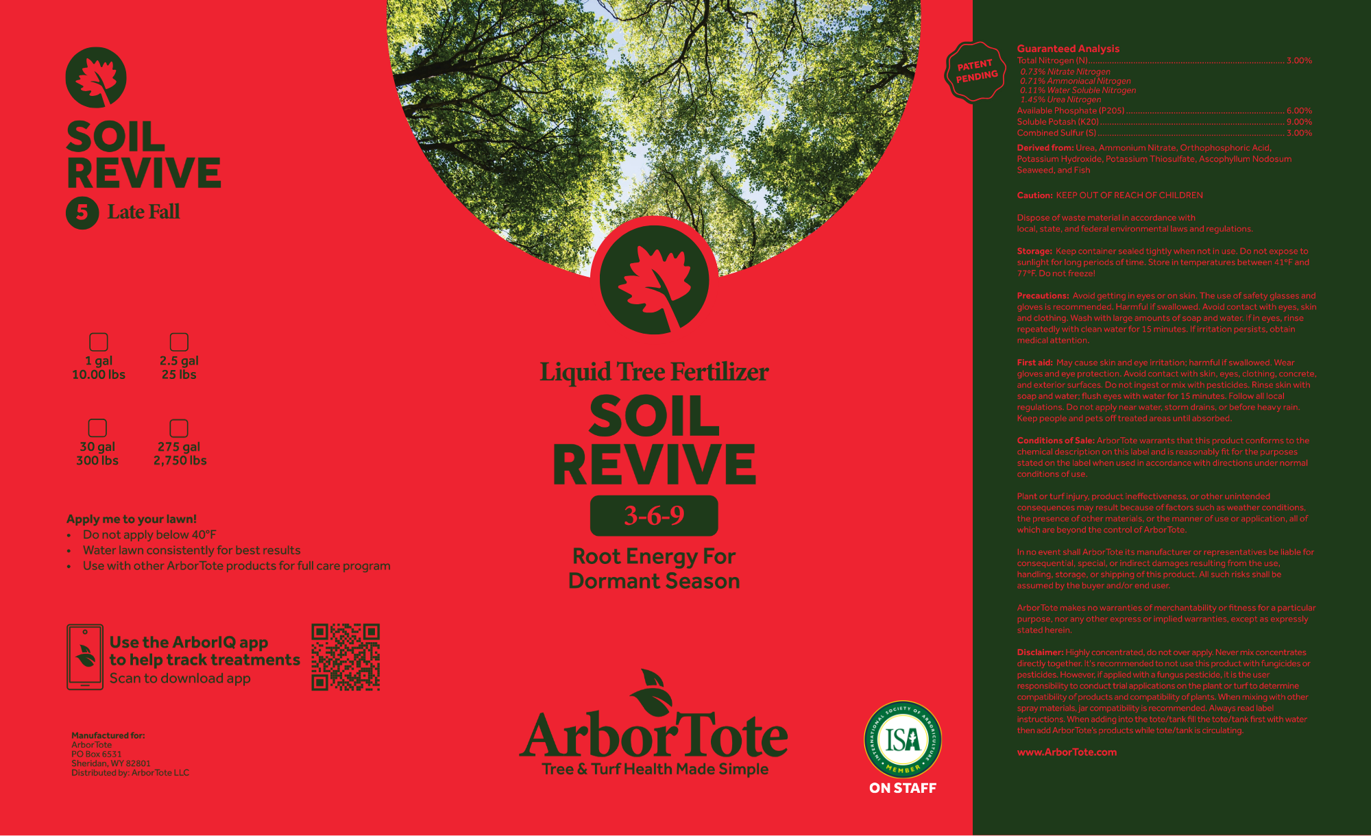 Soil Revive Refill - Liquid Tree Fertilizer